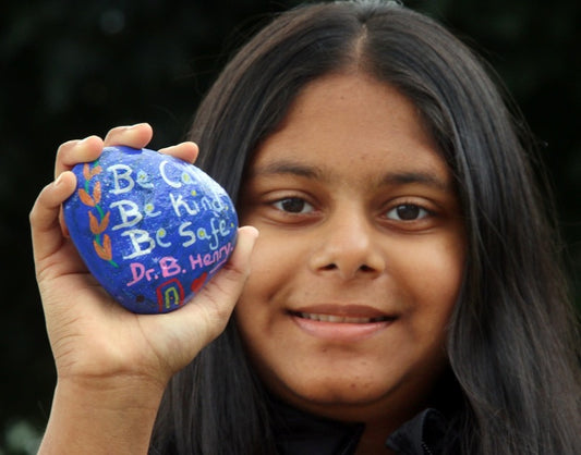 Insiyah Dharsee: Born too soon, I paint rocks. Join to give The Zaky HUGs to every baby at the Royal Columbian Hospital's NICU