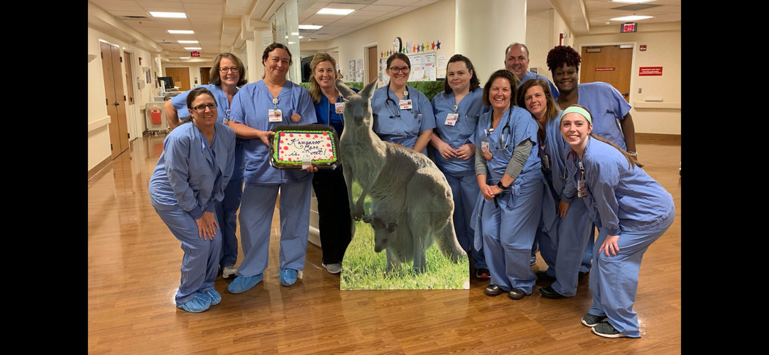 Celebration to Increase Kangaroo Care at Baptist Health, Louisville, KY by Implementing The Zaky ZAK! A week of Kangaroo-a-thon in October!