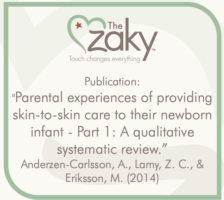 Summary of Publication: "Parental experiences of providing skin-to-skin care to their newborn infant - Part 1: A qualitative systematic review."